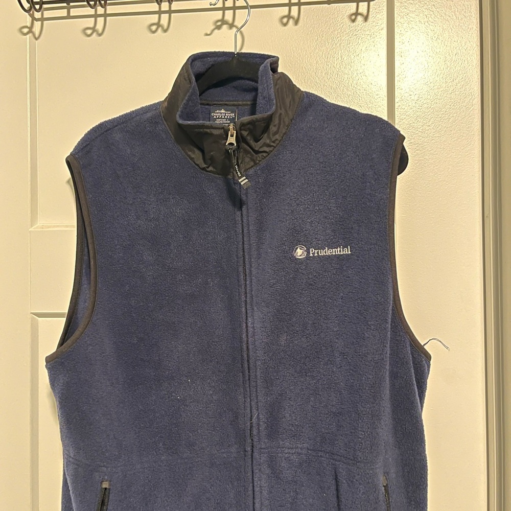 Charles River Apparel Navy Fleece Vest